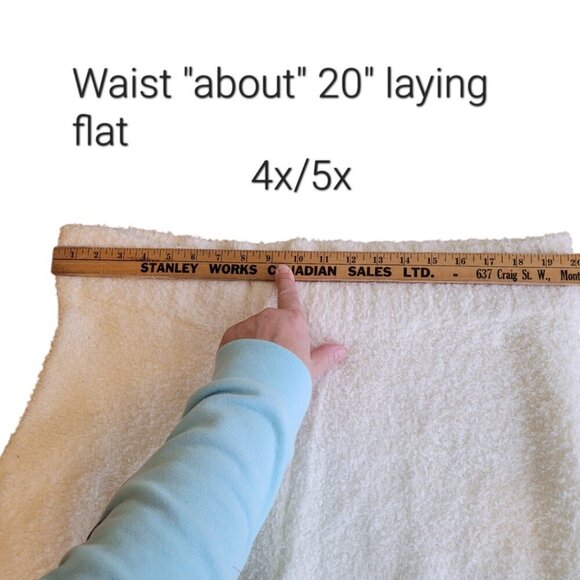 Warm Soft SKIMS Cozy Knit Pants Bone Size 4X5X Plus Size Stretchy Lounge Wear - Picture 6 of 14